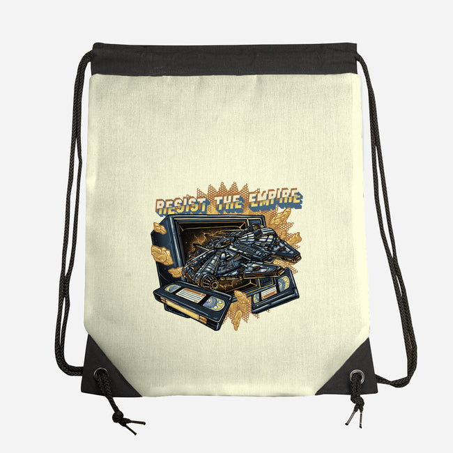 Resist The Empire-None-Drawstring-Bag-glitchygorilla