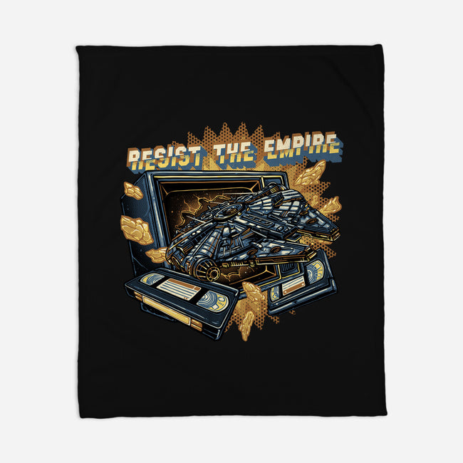 Resist The Empire-None-Fleece-Blanket-glitchygorilla