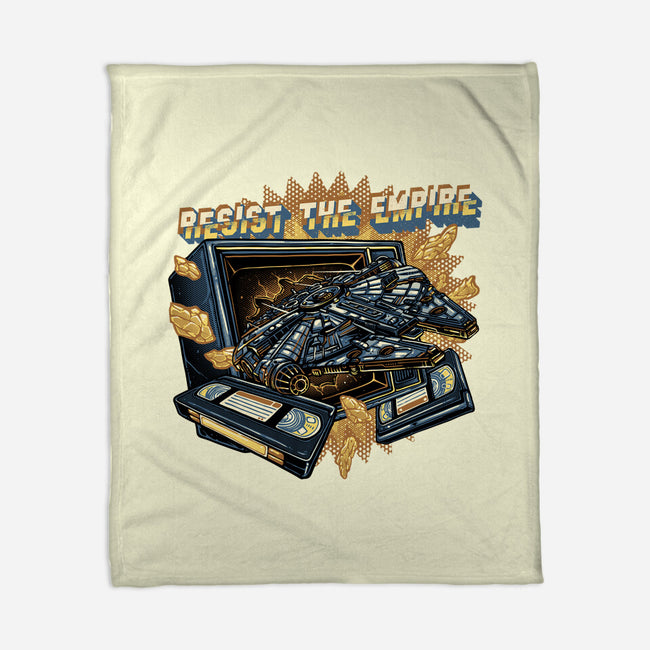 Resist The Empire-None-Fleece-Blanket-glitchygorilla