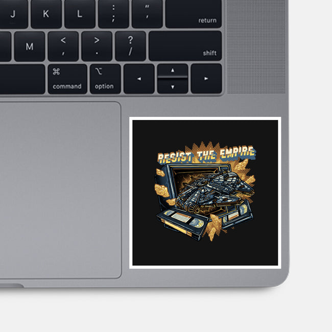 Resist The Empire-None-Glossy-Sticker-glitchygorilla