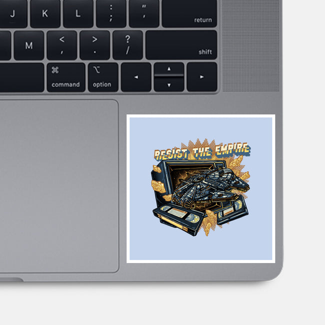 Resist The Empire-None-Glossy-Sticker-glitchygorilla