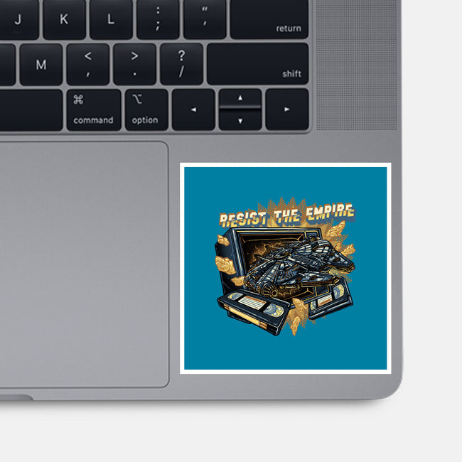 Resist The Empire-None-Glossy-Sticker-glitchygorilla