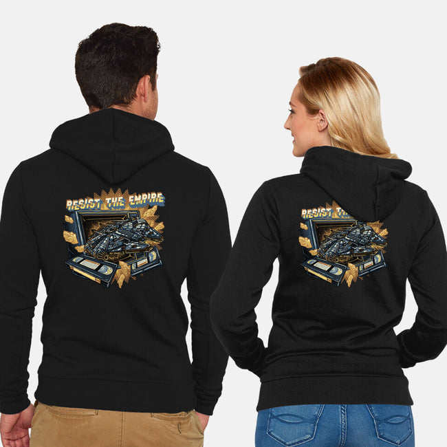 Resist The Empire-Unisex-Zip-Up-Sweatshirt-glitchygorilla