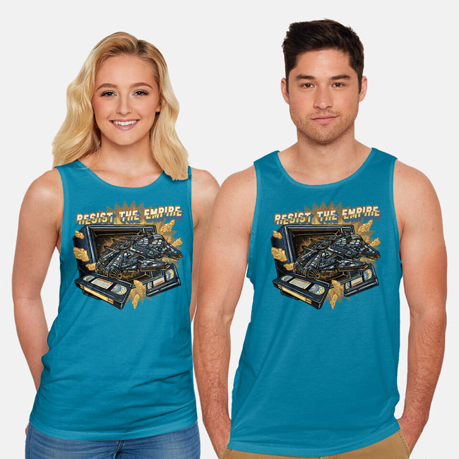 Resist The Empire-Unisex-Basic-Tank-glitchygorilla