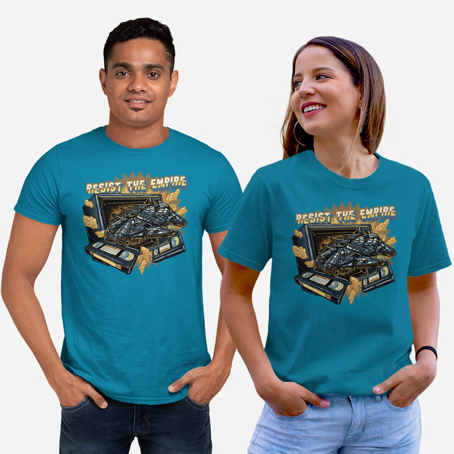 Resist The Empire-Unisex-Basic-Tee-glitchygorilla