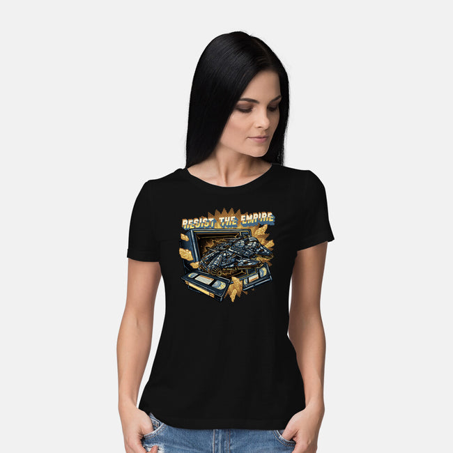 Resist The Empire-Womens-Basic-Tee-glitchygorilla