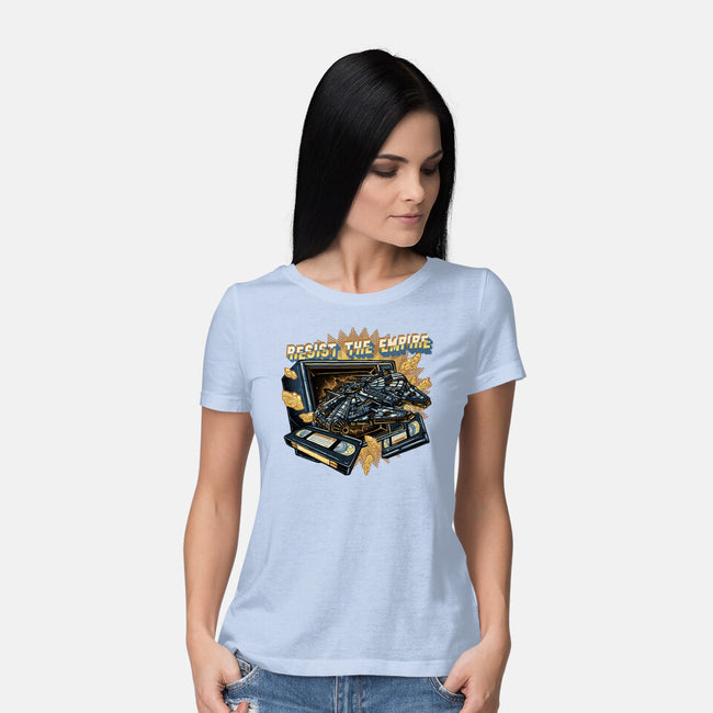 Resist The Empire-Womens-Basic-Tee-glitchygorilla
