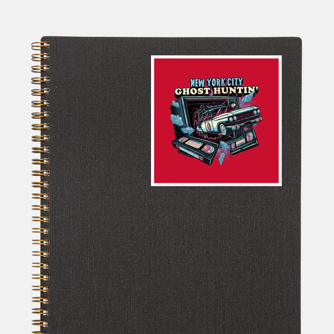 NYC Ghost Hunting-None-Glossy-Sticker-glitchygorilla