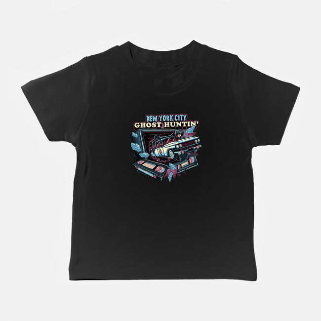 NYC Ghost Hunting-Baby-Basic-Tee-glitchygorilla
