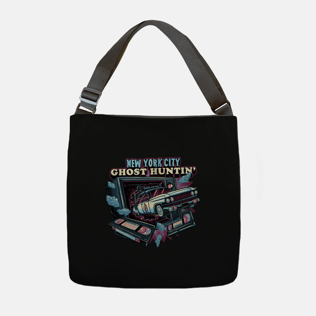 NYC Ghost Hunting-None-Adjustable Tote-Bag-glitchygorilla