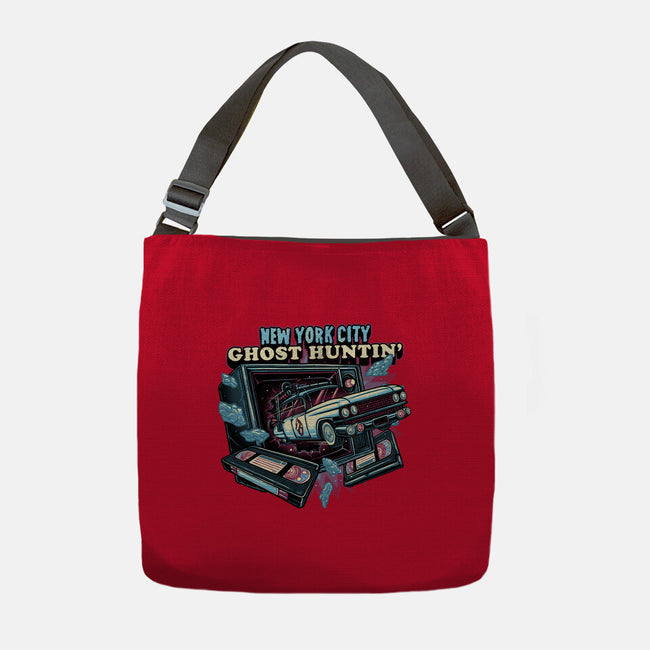 NYC Ghost Hunting-None-Adjustable Tote-Bag-glitchygorilla