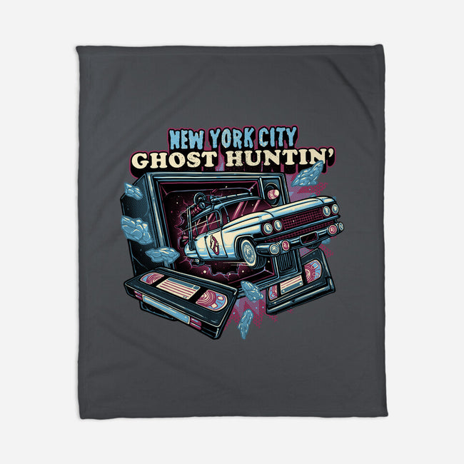 NYC Ghost Hunting-None-Fleece-Blanket-glitchygorilla