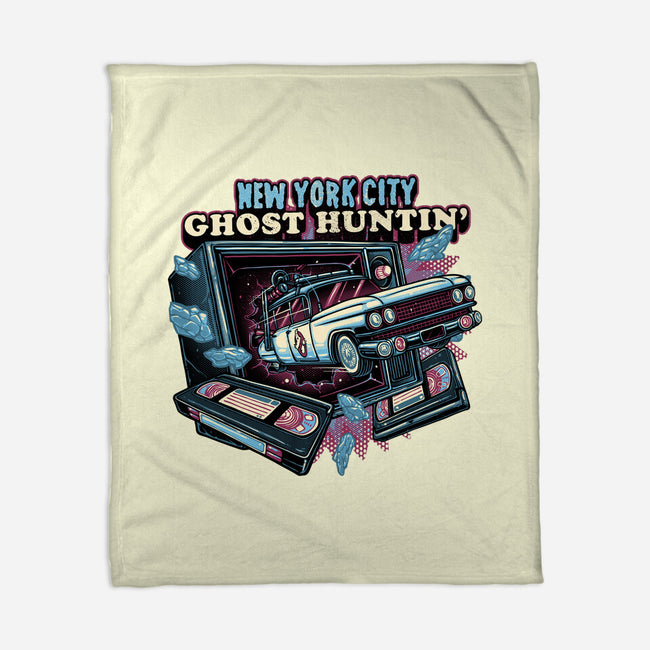NYC Ghost Hunting-None-Fleece-Blanket-glitchygorilla