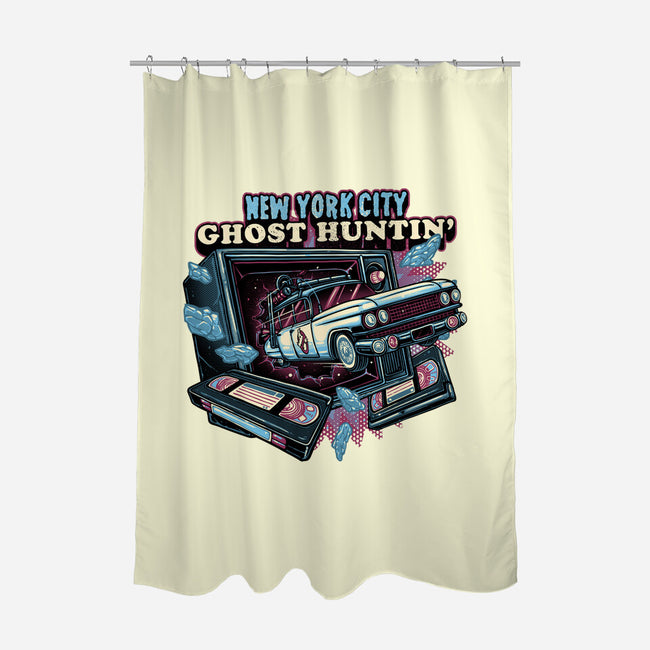 NYC Ghost Hunting-None-Polyester-Shower Curtain-glitchygorilla