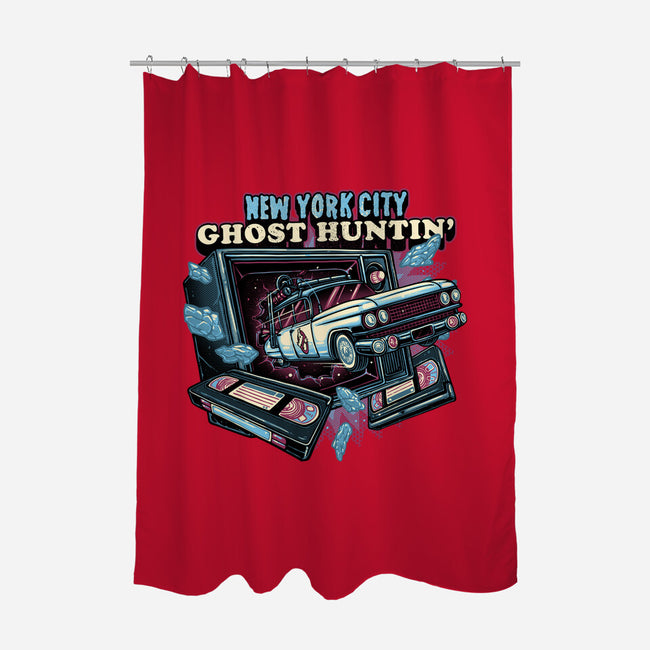 NYC Ghost Hunting-None-Polyester-Shower Curtain-glitchygorilla