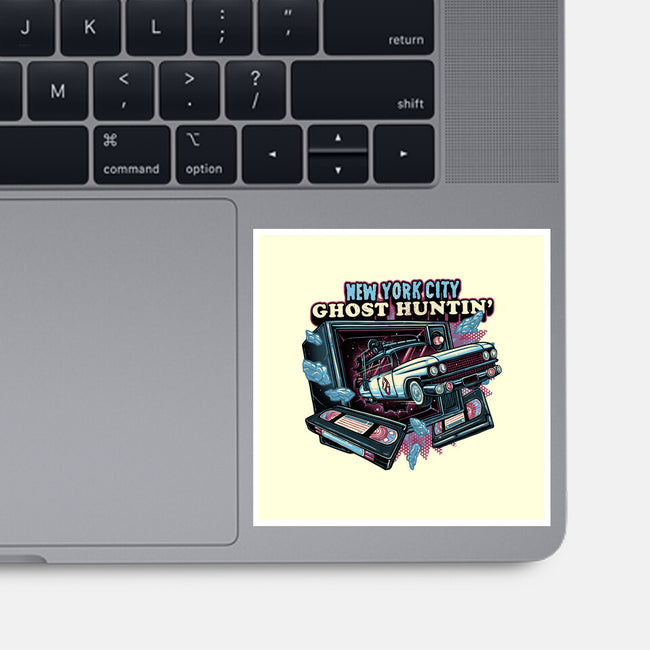 NYC Ghost Hunting-None-Glossy-Sticker-glitchygorilla