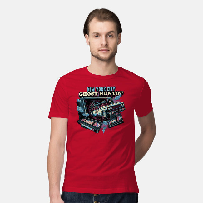 NYC Ghost Hunting-Mens-Premium-Tee-glitchygorilla