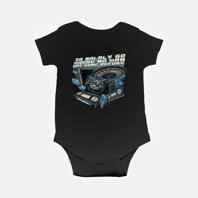 A Bold Expedition-Baby-Basic-Onesie-glitchygorilla