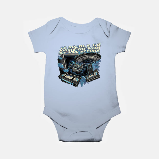 A Bold Expedition-Baby-Basic-Onesie-glitchygorilla