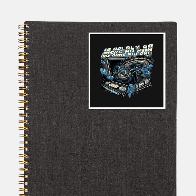 A Bold Expedition-None-Glossy-Sticker-glitchygorilla