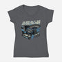 A Bold Expedition-Womens-V-Neck-Tee-glitchygorilla