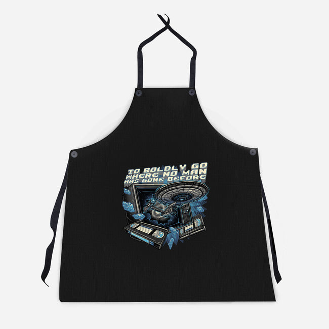 A Bold Expedition-Unisex-Kitchen-Apron-glitchygorilla