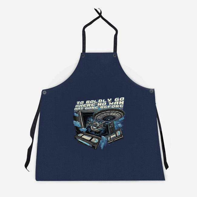 A Bold Expedition-Unisex-Kitchen-Apron-glitchygorilla