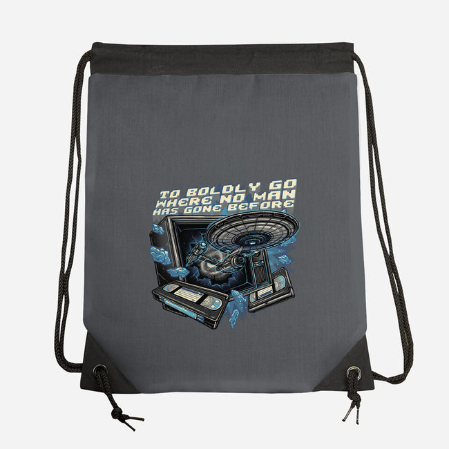 A Bold Expedition-None-Drawstring-Bag-glitchygorilla
