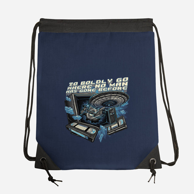 A Bold Expedition-None-Drawstring-Bag-glitchygorilla