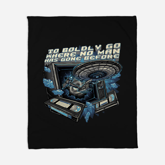 A Bold Expedition-None-Fleece-Blanket-glitchygorilla
