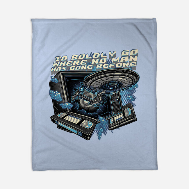 A Bold Expedition-None-Fleece-Blanket-glitchygorilla