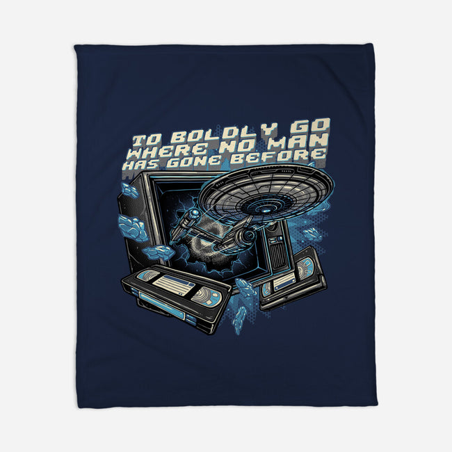 A Bold Expedition-None-Fleece-Blanket-glitchygorilla