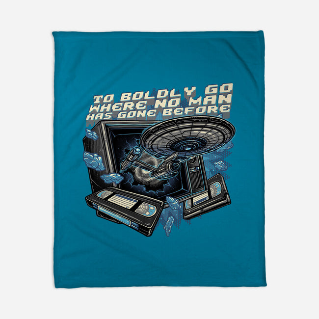 A Bold Expedition-None-Fleece-Blanket-glitchygorilla