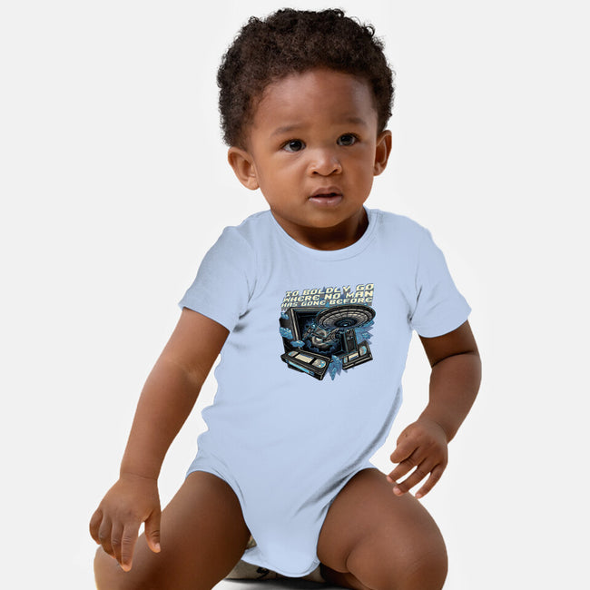 A Bold Expedition-Baby-Basic-Onesie-glitchygorilla