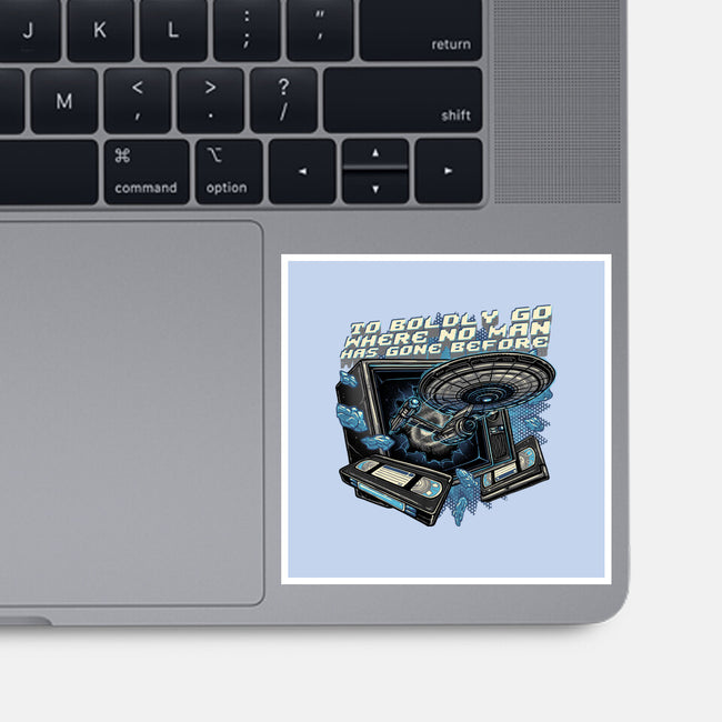 A Bold Expedition-None-Glossy-Sticker-glitchygorilla