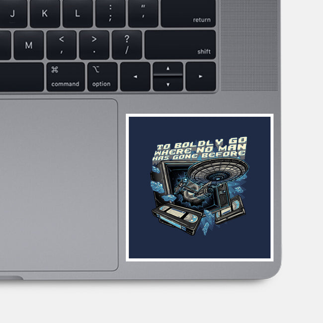 A Bold Expedition-None-Glossy-Sticker-glitchygorilla