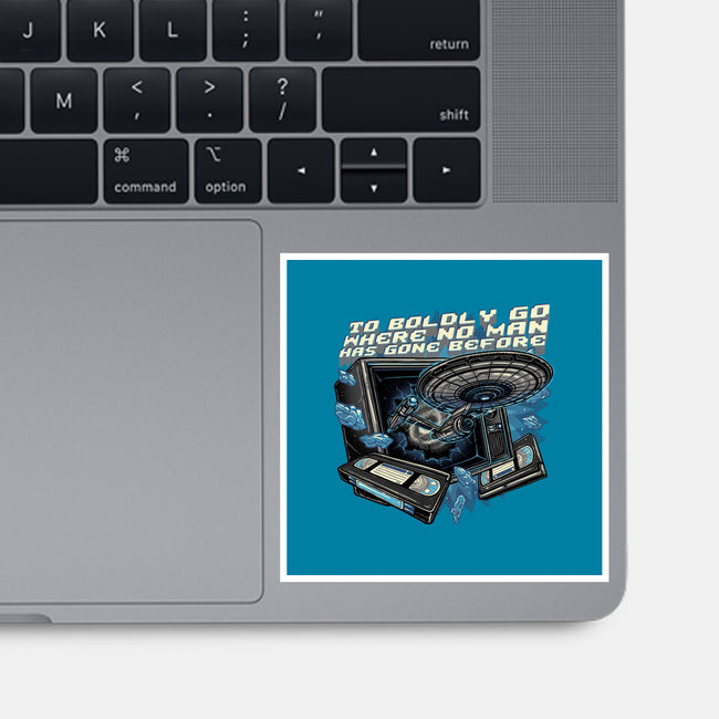 A Bold Expedition-None-Glossy-Sticker-glitchygorilla