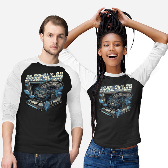 A Bold Expedition-Unisex-Baseball-Tee-glitchygorilla