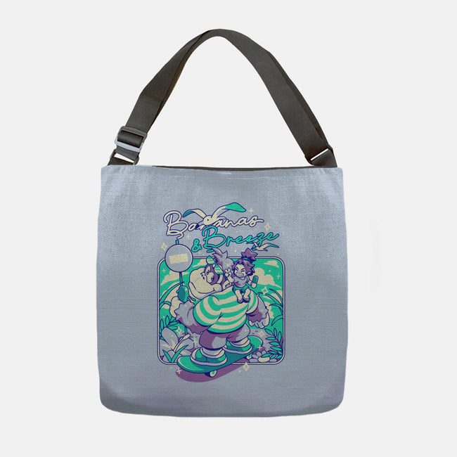 Bananas And Breeze-None-Adjustable Tote-Bag-ilustrata