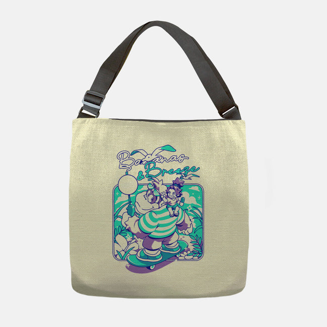 Bananas And Breeze-None-Adjustable Tote-Bag-ilustrata