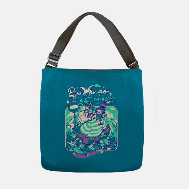 Bananas And Breeze-None-Adjustable Tote-Bag-ilustrata