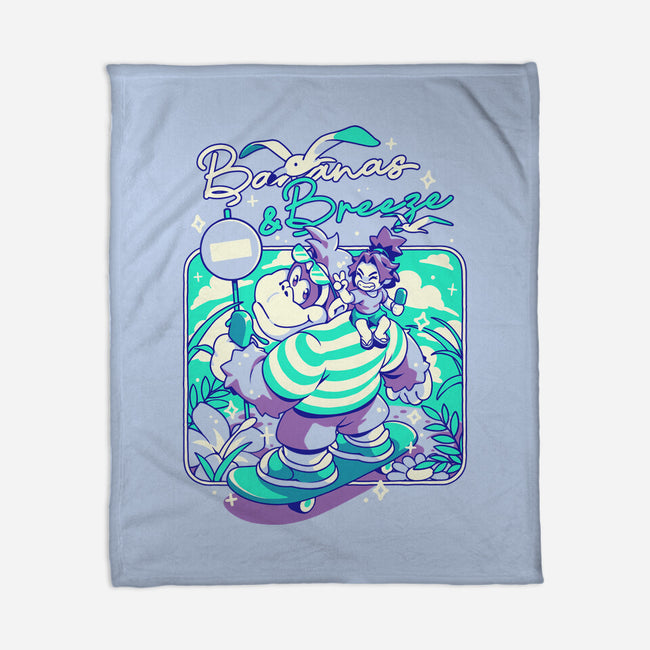 Bananas And Breeze-None-Fleece-Blanket-ilustrata