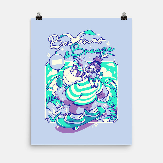 Bananas And Breeze-None-Matte-Poster-ilustrata