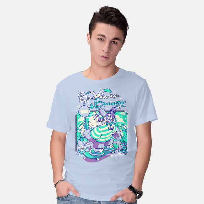 Bananas And Breeze-Mens-Basic-Tee-ilustrata