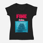 Need A Bigger Weekend-Womens-V-Neck-Tee-Tronyx79
