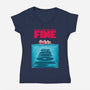 Need A Bigger Weekend-Womens-V-Neck-Tee-Tronyx79