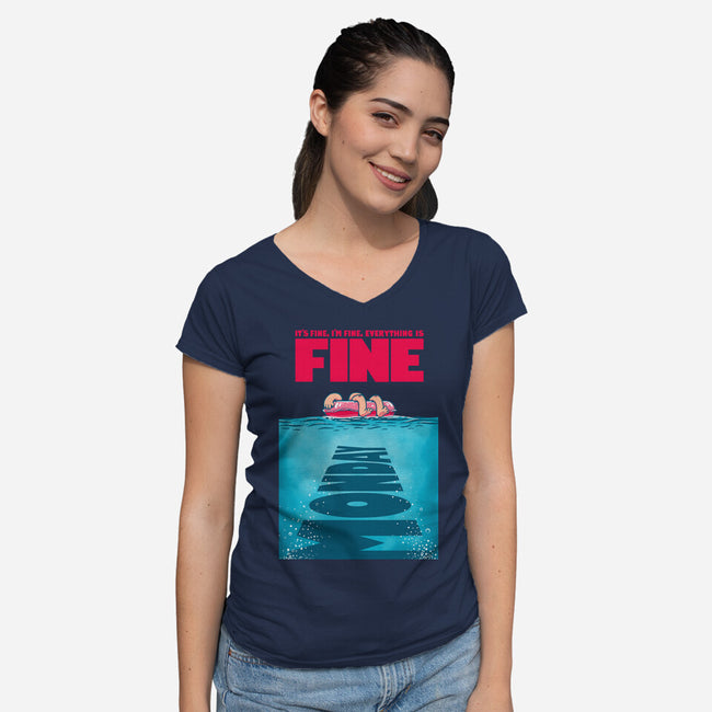 Need A Bigger Weekend-Womens-V-Neck-Tee-Tronyx79