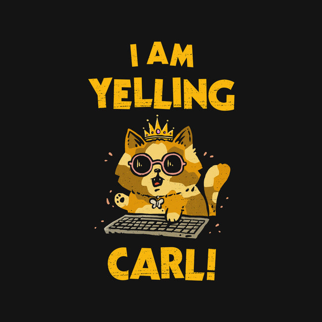 I Am Yelling Carl-Womens-Racerback-Tank-kg07