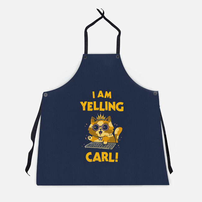 I Am Yelling Carl-Unisex-Kitchen-Apron-kg07