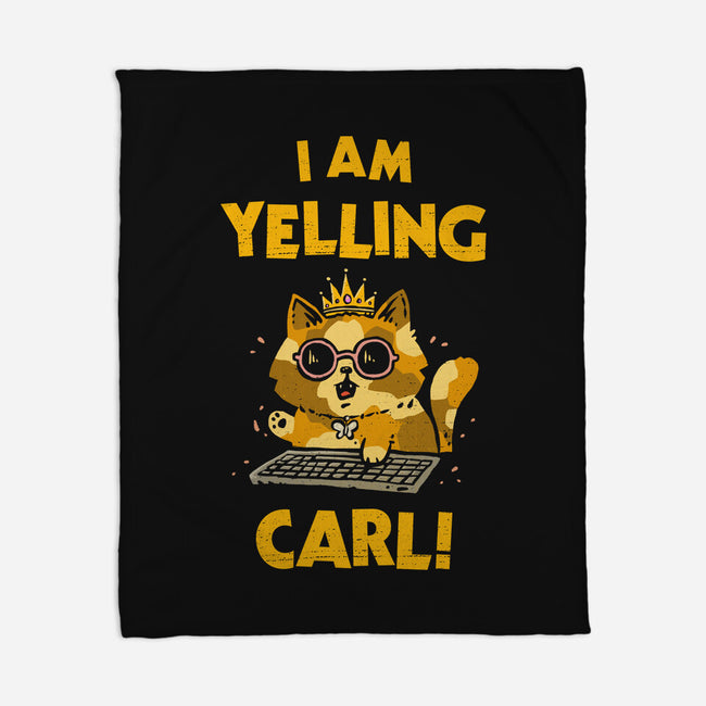 I Am Yelling Carl-None-Fleece-Blanket-kg07